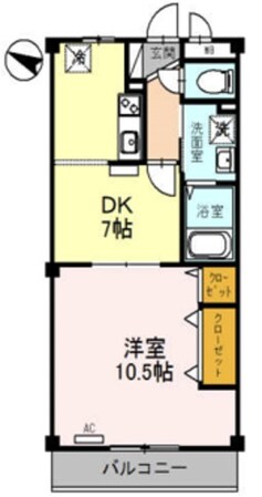 加美駅 徒歩12分 1階の物件間取画像